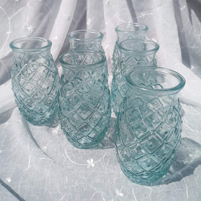 Pineapple Glass Vases